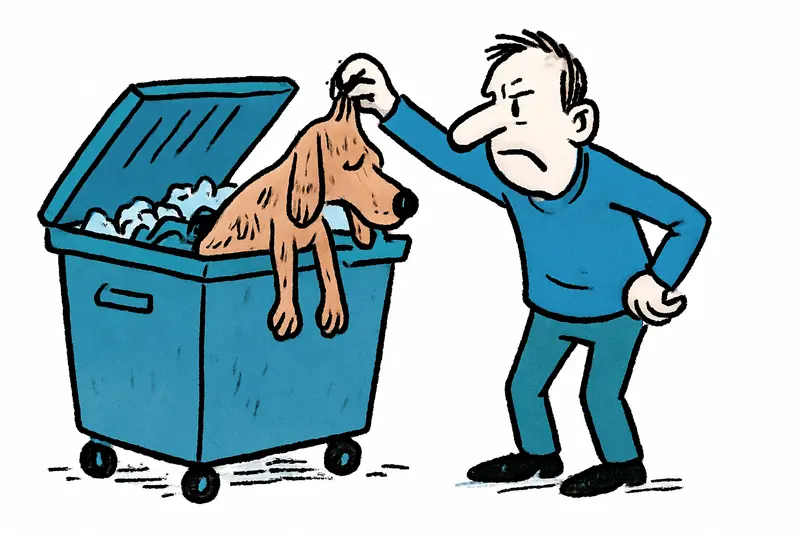 Perra en un contenedor de basura: lo que el caso de Pollença revela sobre nuestra relación con los animales