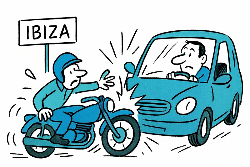 Ibiza: Motociclista fallece en Sant Josep tras colisión con un coche – un llamado de atención para las carreteras