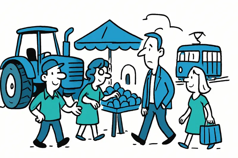 Inca celebra el Dijous Bo: ocho kilómetros de mercado, maquinaria agrícola y color local