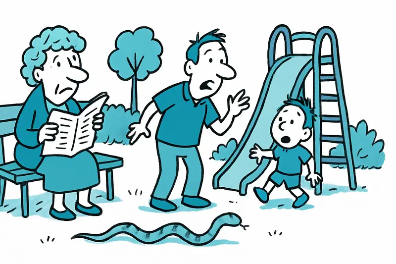 Serpientes invasoras en Bunyola: ¿Quién protege el parque infantil?