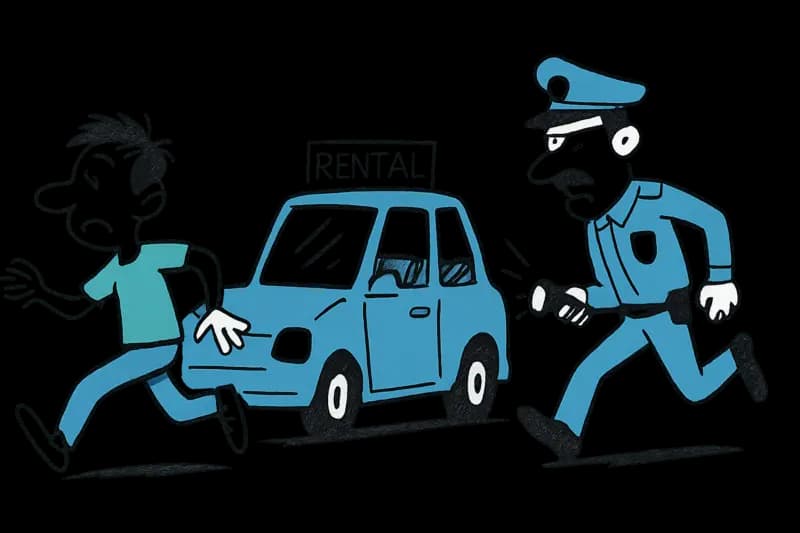Cómo un adolescente sin licencia robó un coche de alquiler — y qué significa para El Arenal