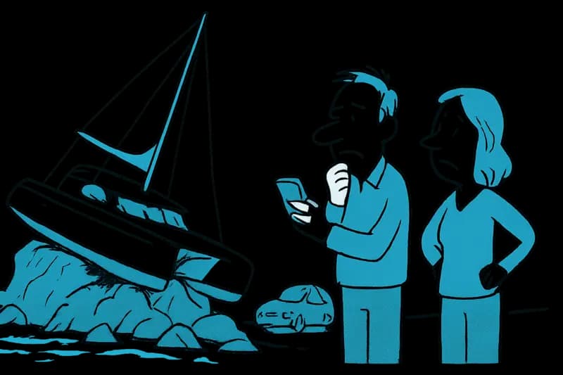 Catamarán sobre las rocas: ¿Quién paga los daños y quién protege el mar?