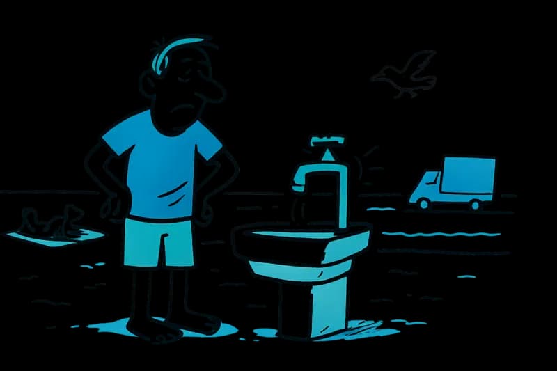 No más agua de grifo en Cala Millor: ¿qué sucede si el grifo se queda seco?