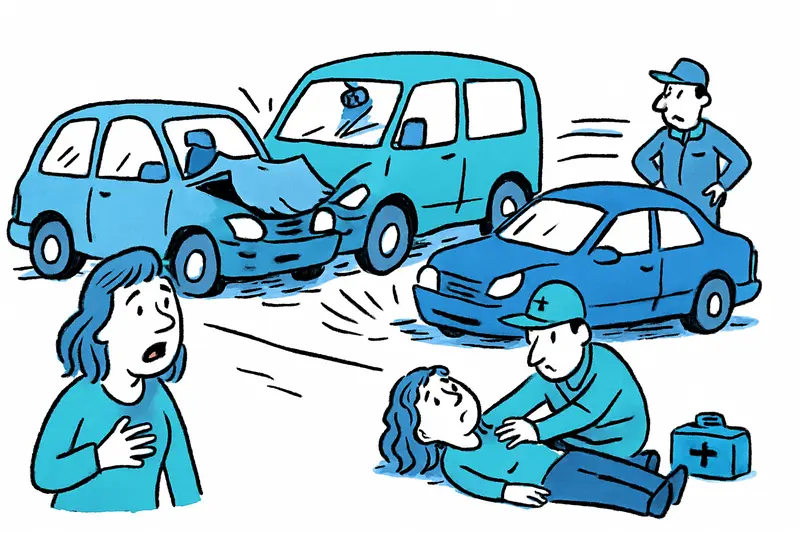 Reacción en cadena en la MA-1: ocho heridos en choque por alcance cerca de Portopí