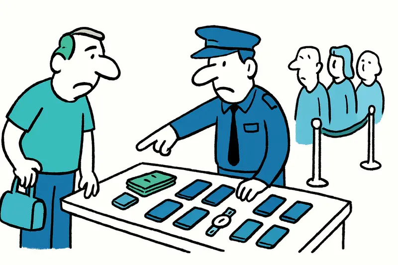 Control en el aeropuerto de Palma: mucho efectivo, nueve móviles y la pregunta de quién está atrás en la fila
