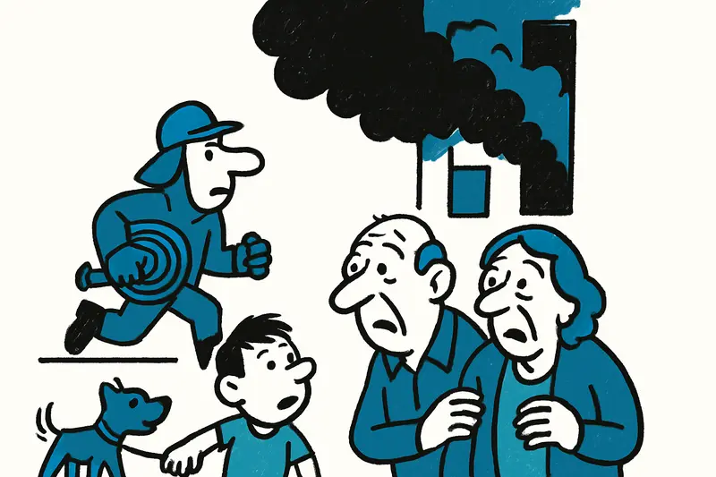 Incendio de cocina en el edificio «Mississippi»: evacuación en Alcúdia — un llamado de atención para la prevención de incendios