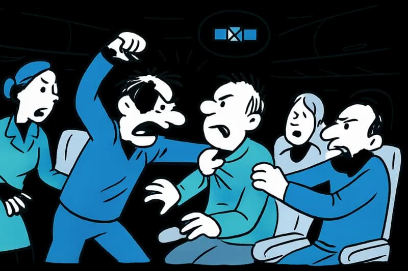 Poco antes del aterrizaje: pelea en un avión de Ryanair — ¿un problema de seguridad a bordo?