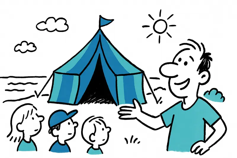 La Victòria: más plazas de tiendas, mismo aire marino — el campamento de verano crece