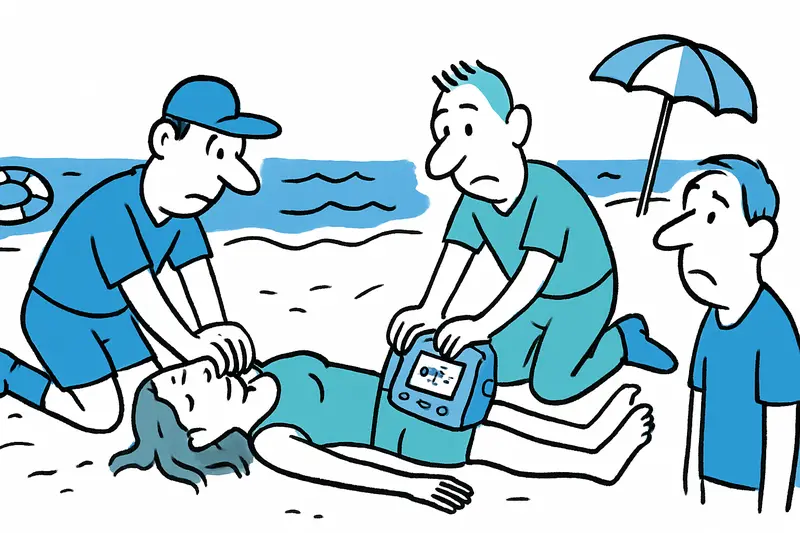 Señales de vida en la playa: vacacionista de 47 años estabilizada tras reanimación en la Playa de Muro