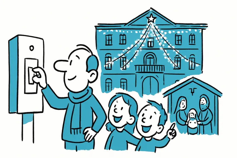 Luces encendidas en el Palau del Consell: Palma inicia la temporada navideña