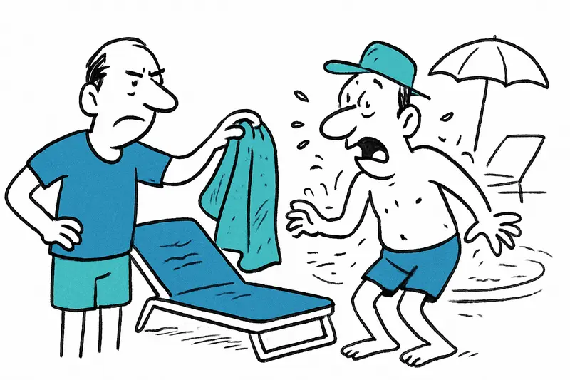 Guerra por las tumbonas junto a la piscina del hotel: cuando la 'broma' se convierte en peligro