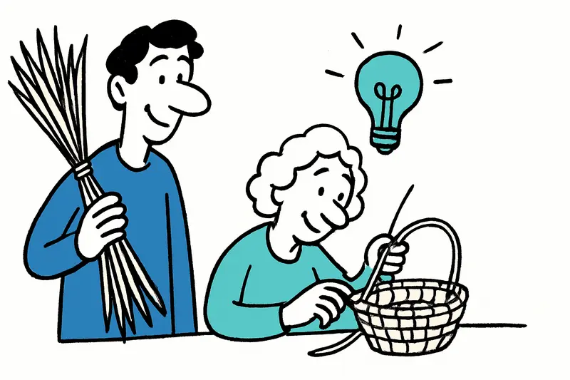 Palmitos, manos e ideas: la llata en Cala Rajada sigue viva
