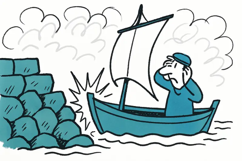 Llaüt embiste contra un rompeolas en densa niebla: lo que falta ahora