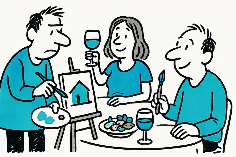 Pintar con vino y tapas: emigrantes alemanes abren su finca entre Felanitx y Manacor