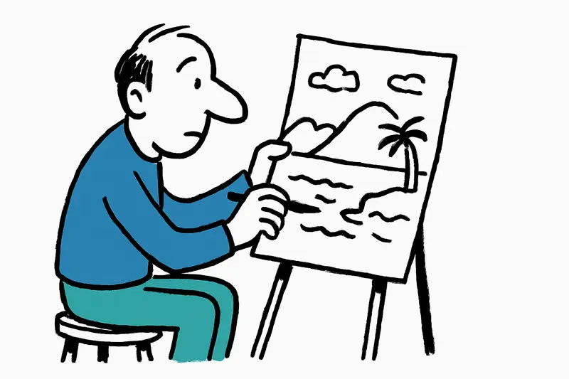 El pintor que se inventó a sí mismo: Cómo un joven vienés dibujó Mallorca