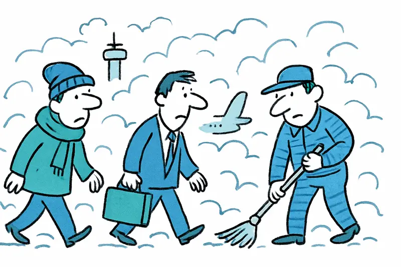 Mallorca en la niebla: visibilidad casi nula, operaciones del aeropuerto afectadas