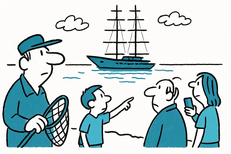 Maltese Falcon frente a Cala Llamp: yate de lujo, imán de público — y lo que no abordamos