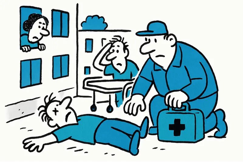 Mann stürzt in Palmas Stadtteil Son Gotleu – in kritischem Zustand ins Krankenhaus