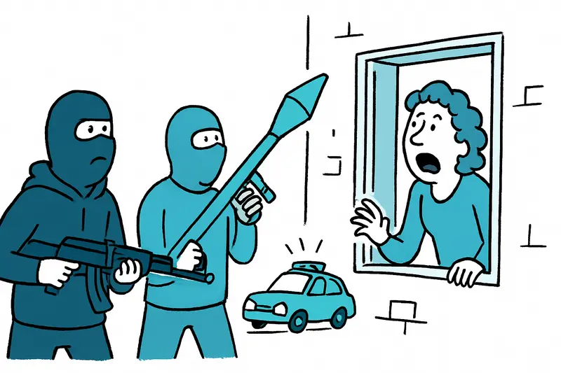 Imágenes enmascaradas, pánico real: cuando la estética de las redes sociales alarma a los vecinos
