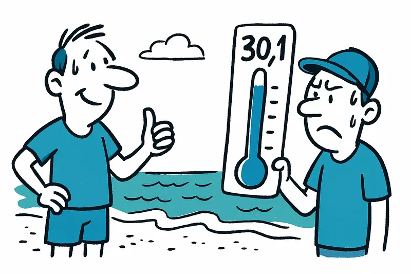 Ya 30,1 °C en el mar: por qué el agua cálida es más que una anécdota de la temporada de baño