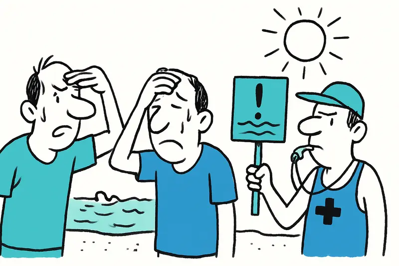 Más que una bañera: cuando la playa ofrece más calor que frescura