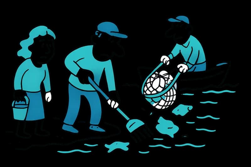 Más de cinco toneladas de basura del mar: ¿Quién limpia cuando el plástico sigue llegando a la costa?