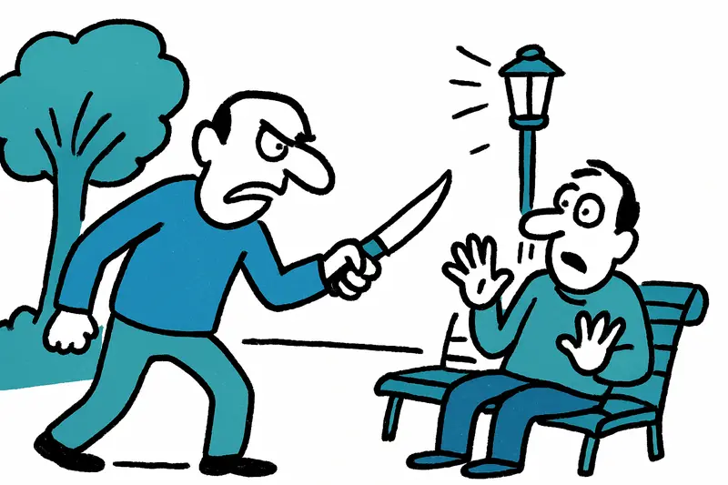 Peligro al anochecer: amenaza con cuchillo en el parque Krekovic y qué debe hacer Palma ahora