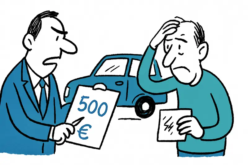 Casi 500 euros por un arañazo: ¿quién paga la factura del coche de alquiler?