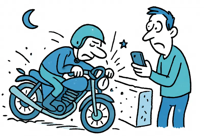 Grave accidente de motocicleta entre Camp de Mar y Paguera: un análisis realista