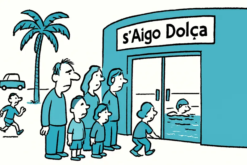 Abierto por las tardes: la nueva piscina cubierta 's’Aigo Dolça' devuelve vida al Paseo Marítimo