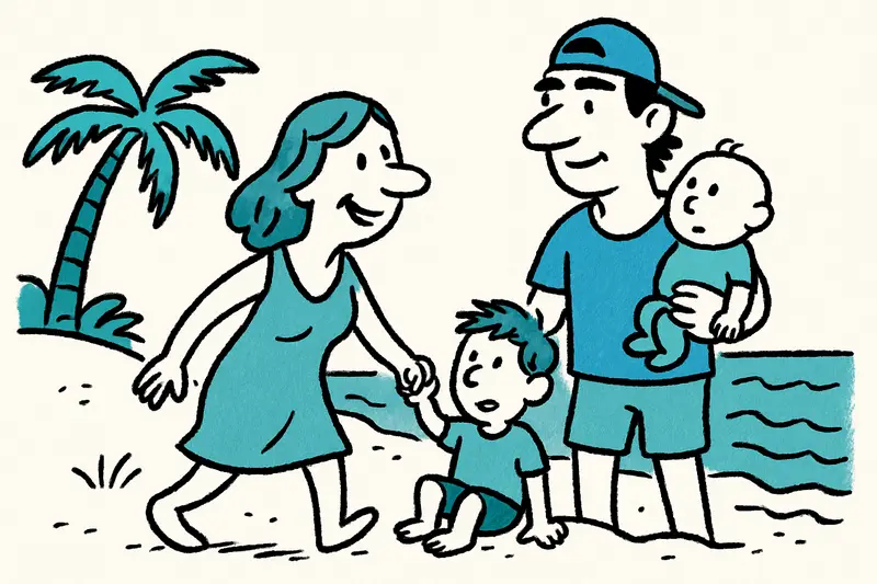 Escape familiar en turquesa: Nadal se traslada con su esposa y sus hijos a las Exumas