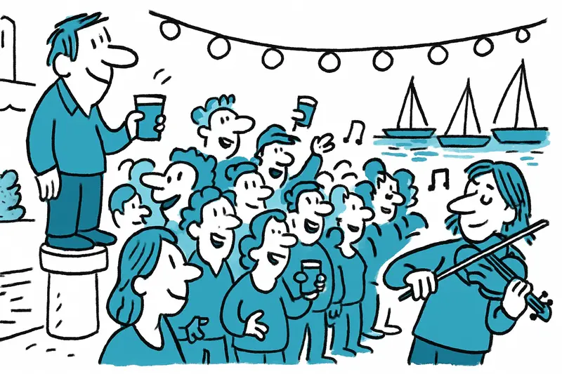 Alegría de Año Nuevo hasta entrada la noche: gran celebración en el puerto de Port d'Andratx