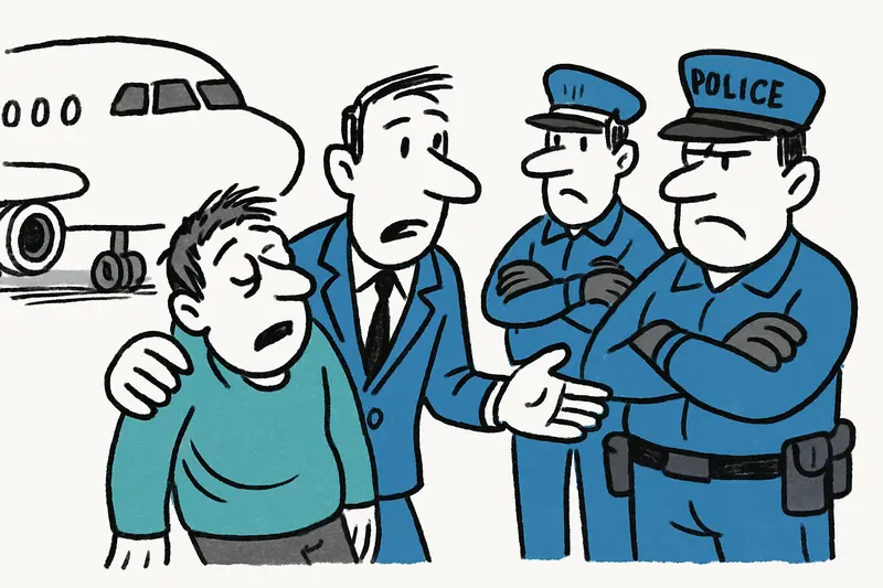 Aterrizaje de emergencia en Son Sant Joan: preguntas sobre detenciones y procedimientos