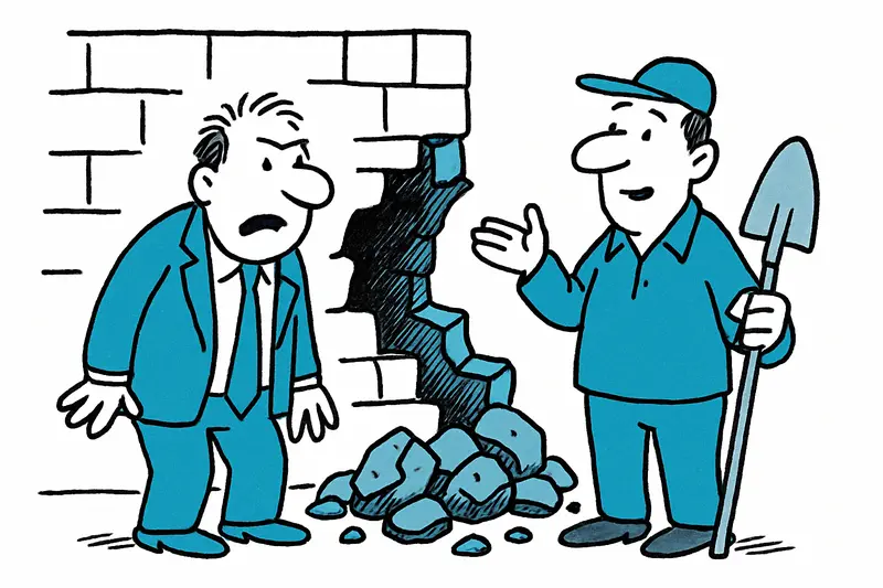 Derrumbe en la muralla de Palma: qué debe suceder ahora