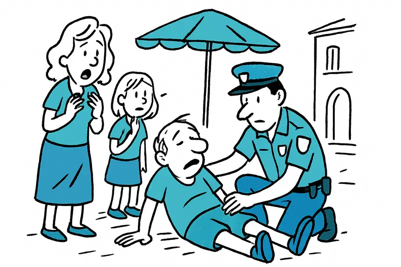 Alarma por calor en Palma: turista colapsa en la Plaza Mayor - ¿hora de mejorar la prevención?