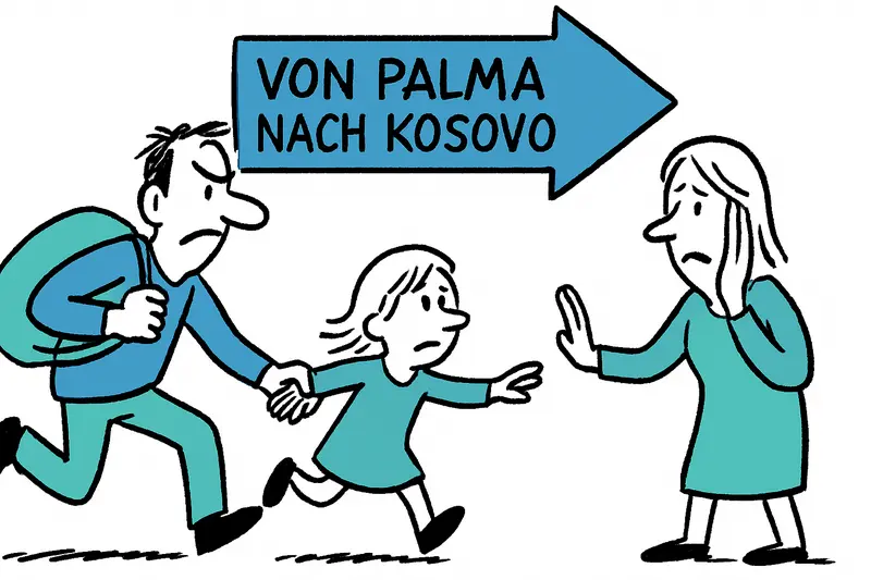 De Palma al Kosovo: cómo se desarrolló la huida de un padre por más de 2.000 km — y qué debemos aprender