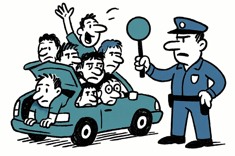 Palma: Polizei stoppt überladenes Auto – Fahrer unter Alkohol und Drogen