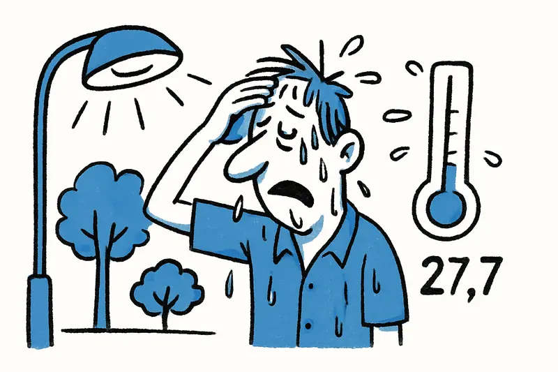 Palma suda durante la noche: 27,7 °C en el punto de medición Portopí — una señal de alarma