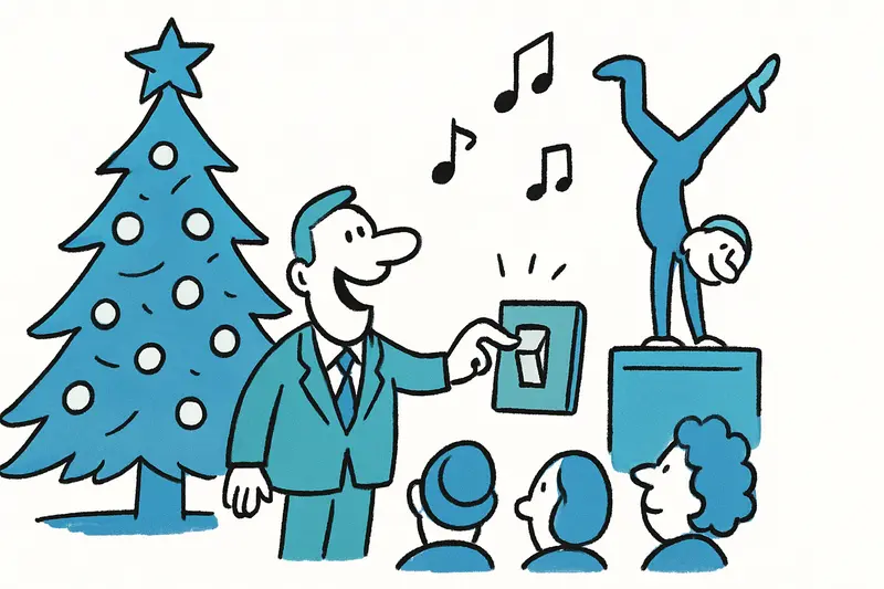 Palma enciende las luces de Navidad — por primera vez en la Plaza España