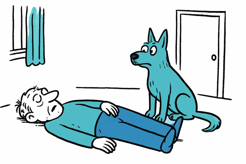 Diez días solo: el perro encontró a su dueño muerto en Palma — y nadie se percató antes