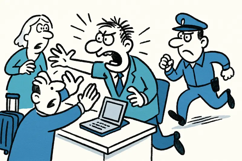 Escenas de pánico en el aeropuerto de Palma: una revisión de la seguridad en el check-in