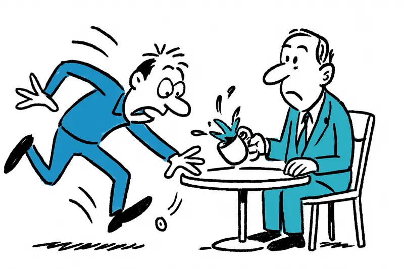 Desafortunado en la fuga: ladrón de propinas tropieza sobre la mesa de un exfiscal