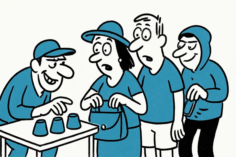 Playa de Palma bajo presión: trileros, carteristas y la cotidianeidad que lo permite