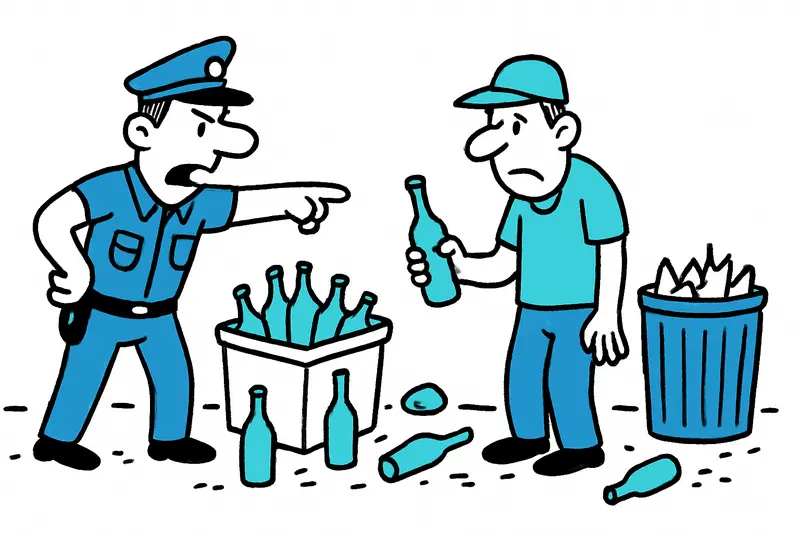 Problema de la playa con el vendedor de botellas: ¿Qué queda tras el operativo policial?