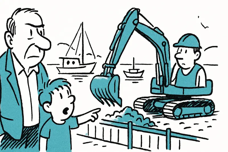 Puerto de Andratx en el ruido de excavadoras: un chequeo de la realidad sobre las obras del puerto