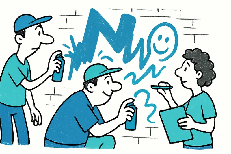 Porto Pi se convierte en un taller abierto de arte callejero: artistas pintan con spray por el 30.º aniversario