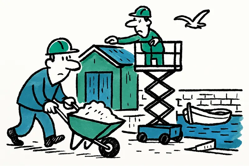 Portocolom se prepara: casetas de pescadores y muelle reciben nueva protección