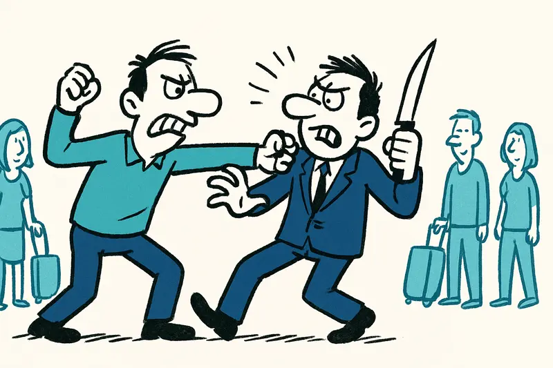Pelea en el aeropuerto de Palma: cuando la competencia deriva en violencia