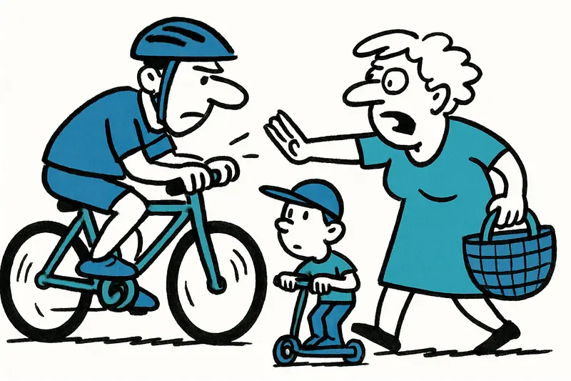Ciclistas en la zona peatonal de Can Picafort: ¿Quién protege a los más vulnerables?