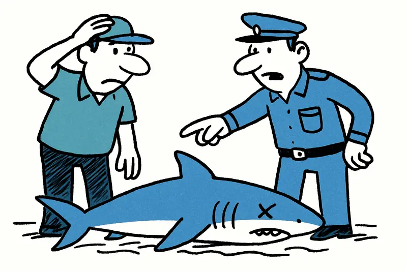 Hallazgos misteriosos de tiburones en Calanova: una llamada de atención sobre el trato al mar